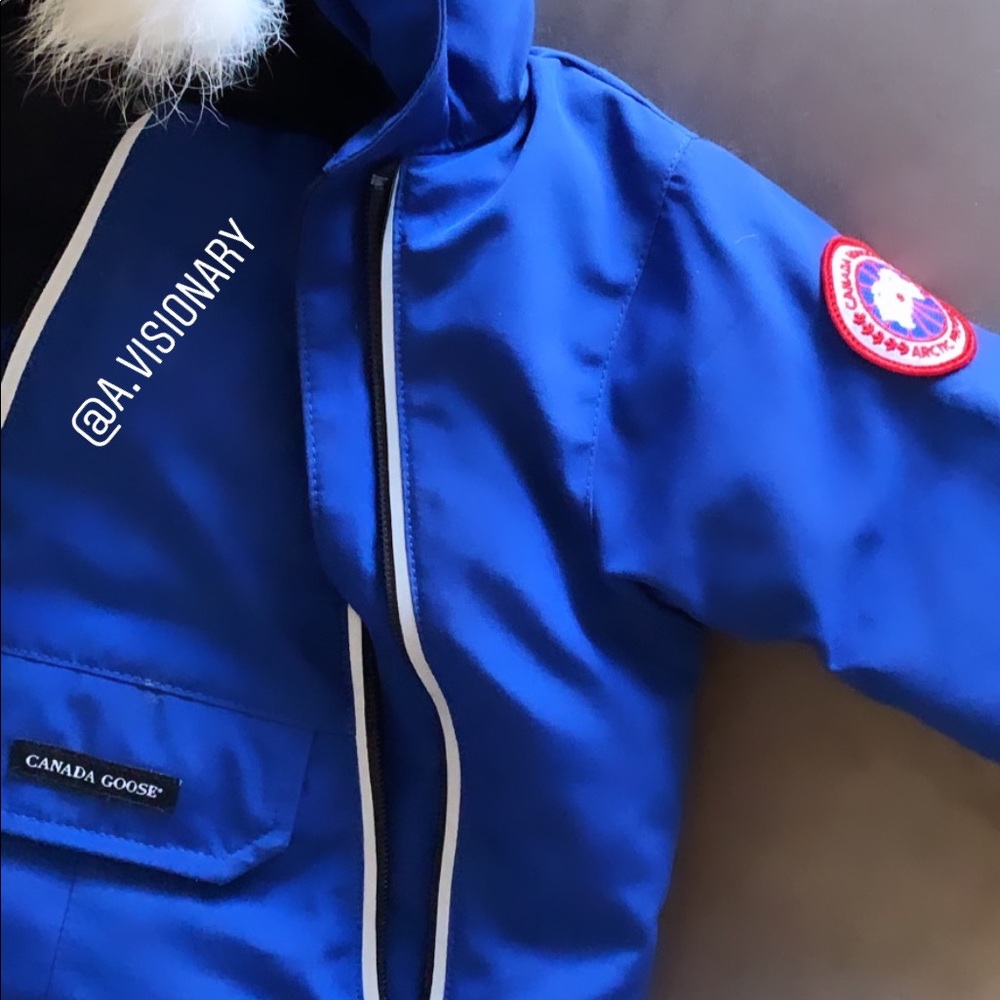 CANADA GOOSE- Coyote-Fur-Trimmed Snowsuit - Picture 5 of 8